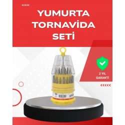 Mey İthalat® Hassas Tornavida Seti Kaymaz Saplı Elektronik Onarım Seti