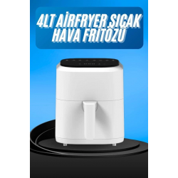 Mey İthalat® Hava Fritözü 4L Airfryer Pratik Uzun Ömürlü Yağsız Pişirme Taşınabilir