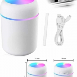 Mey İthalat® Hava Nemlendirici Buhar Makinesi Led Işıklı USB Dekoratif Nemlendirici