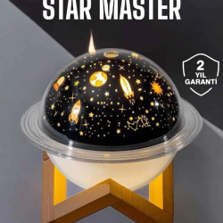 Mey İthalat® Hava Nemlendirici Projeksiyon Görünümlü USB Bağlantılı Aromaterapi