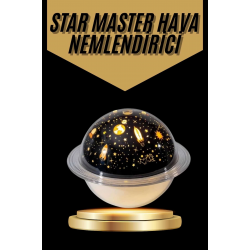 Mey İthalat® Hava Nemlendirici Renk Değiştiren Oda Kokusu Yıldızlı Projektör