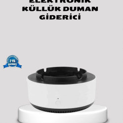 Mey İthalat® Hava Temizleyici Küllük – Sigara Dumanı Filtreli, Sessiz Çalışan, Şık Tasarım