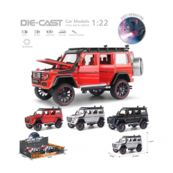 Mey İthalat® HCL-501A Çek Bırak 1:22 Sesli Ve Işıklı Buharlı G-Lüx Metal Jeep