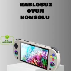Mey İthalat® HD Çıkış Destekli Taşınabilir Oyun Konsolu – 5 İnç IPS Ekran, RGB Işıklı