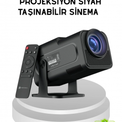 Mey İthalat® HDMI USB Girişli Akıllı Projeksiyon Cihazı Taşınabilir Düşük Tüketimli