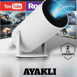 Mey İthalat® HDMI ve Full HD Teknolojili 160 ANSI Lümen Kablosuz Projeksiyon