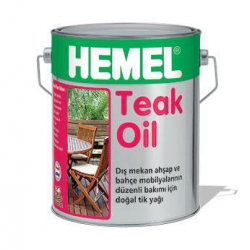 Mey İthalat® Hemel Teak Oil 1. Sınıf Tik Yağı 5 Litre