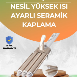 Mey İthalat® Her Saç Tipine Uygun, Hızlı Isınan Bukle Yapıcı – Evde Kuaför Kalitesinde Sonuç