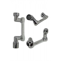 Mey İthalat® Her Yere Dönebilen Tasarruflu Mutfak Musluk Başlığı Ucu Musluk Ucu Oynar Başlıklı