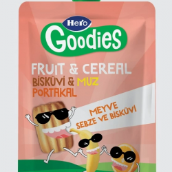 Mey İthalat®   Goodies Muz Portakal Bisküvi Havuç 100 Gr