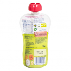 Mey İthalat®   Organik Mangolu Yoğurtlu Muzlu Şeftali Püresi 100 Gr