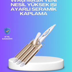 Mey İthalat® Hızlı Isınan Şarjlı Saç Kıvırıcı Maşa