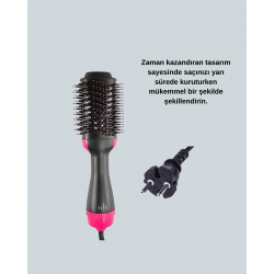 Mey İthalat® Hızlı Kurutma ve Hacim Veren Elektrikli Saç Fırçası