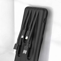 Mey İthalat® Hızlı Şarj Dijital Göstergeli Powerbankli Çoklu Şarj Özelliği