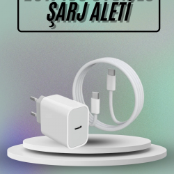 Mey İthalat® Hızlı Şarj Güç Adaptörü Şarj Aleti İOS Uyumlu 15/Pro/Pro Max