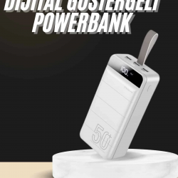 Mey İthalat® Hızlı Taşınabilir 50.000 Mah Powerbank Led Ekran Android ve İOS Uyumlu