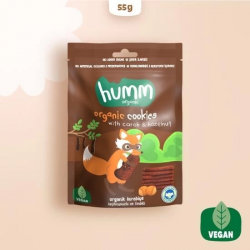 Mey İthalat® Organik Keçiboynuzlu ve Fındıklı Vegan Kurabiye 55 Gr