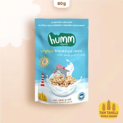 Mey İthalat® Humm Organik Tam Tahıllı ve Ballı Kahvaltılık Gevrek 80 Gr