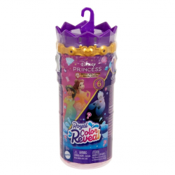 Mey İthalat®  HXH16 Disney Prenses Royal Color Reveal Renk Değiştiren Prenses Bebekler