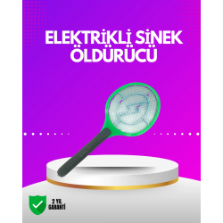 Mey İthalat® İç ve Dış Mekan Elektrikli Sinek Öldürücü | Hafif ve Ergonomik Tasarım