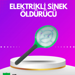 Mey İthalat® İç ve Dış Mekan Elektrikli Sinek Öldürücü | Hafif ve Ergonomik Tasarım