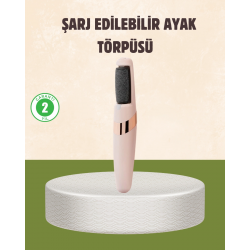 Mey İthalat® İki Hızlı Elektrikli Ayak Törpüsü Pürüzsüz Topuk Bakımı