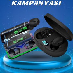 Mey İthalat® İkili Bluetooth Kulaklık Dijital Göstergeli Uzun Pil Ömrü Yüksek Ses Kaliteli