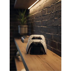 Mey İthalat® İkili Gamepad Tutucu Siyah 7x18 cm Masa ve Raf Düzeni