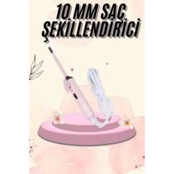Mey İthalat® İnce Bukle 10MM Kıvırcık Saç Maşası Profesyonel Saç Şekillendirici