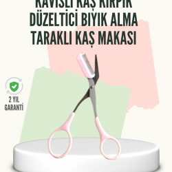 Mey İthalat® İnce Uçlu Çok Amaçlı Kaş Makası