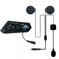 Mey İthalat® Intercom Bluetooth Kask Kulaklık Motosiklet Kulaklık 5.0 Bluetooth