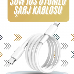 Mey İthalat® IOS Tüm Serilerle Uyumlu 30W Hızlı Şarj Aleti 11 12 13 14/Pro Max Mini Plus