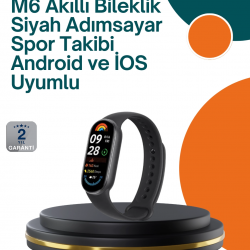 Mey İthalat® iOS ve Android Uyumlu Akıllı Bileklik – Çok Fonksiyonlu Kullanım
