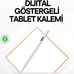 Mey İthalat® iPad Uyumlu 1.5mm POM Uçlu Dokunmatik Kalem Uzun Kullanım Süreli Stylus