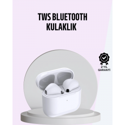 Mey İthalat® iPhone 11 12 13 14 15 Pro Max Uyumlu TWS Kulaklık Gürültü Önleyici Stereo Ses