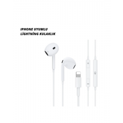 Mey İthalat® iPhone 14 ve altındaki modellerle uyumlu Kablolu kulaklık