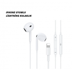 Mey İthalat® iPhone 14 ve altındaki modellerle uyumlu Kablolu kulaklık