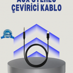 Mey İthalat® iPhone Lightning 3.5mm Aux Çevirici Kablo JH-023 Stereo Ses Aktarıcı