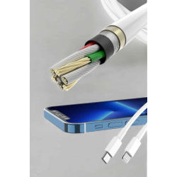 Mey İthalat® Iphone Tüm Modellerle Uyumlu Hızlı Şarj Kablosu İOS 30W