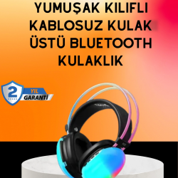 Mey İthalat® IPX4 Suya Dayanıklı Kablosuz Kulak Üstü Gaming Kulaklık