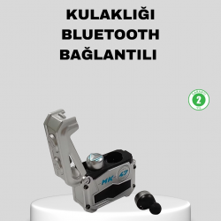 Mey İthalat® IPX5 Su Geçirmez Kablosuz Bluetooth Kulaklık – Powerbank Şarj Kutulu, Düşük Gecikmeli Oyun Modu