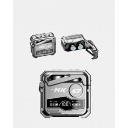 Mey İthalat® IPX5 Su Geçirmez Kablosuz Bluetooth Kulaklık – Powerbank Şarj Kutulu, Düşük Gecikmeli Oyun Modu