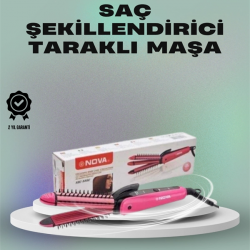 Mey İthalat® Isı Koruyucu ve Sabitleyici Özellikli Profesyonel Saç Maşası