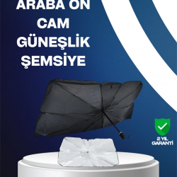 Mey İthalat® Isı ve UV Engelleyici Güneşlik – 360° Bükülebilir Şemsiye Sapı ile Konfor
