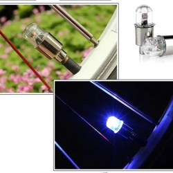 Mey İthalat® Işıklı Bisiklet Araba Sibop Kapağı 2 Adet