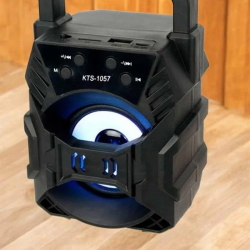 Mey İthalat® Işıklı Bluetooth Hoparlör Müzik ve Renkli Işık Taşınabiilir