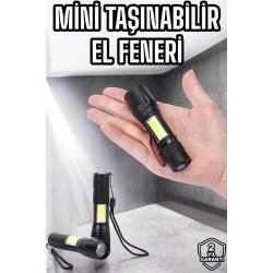 Mey İthalat® Işıldak El Feneri Kamp Lambası Mini Taşınabilir Acil Durum Lambası Fener Led Işık