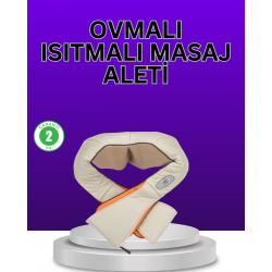 Mey İthalat® Isıtma Fonksiyonlu Ovmalı Boyun Omuz ve Vücut Masaj Cihazı Rahatlatıcı