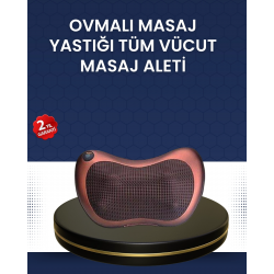 Mey İthalat® Isıtma Özellikli Derin Yoğurma Masaj Yastığı Priz & Çakmak Girişli