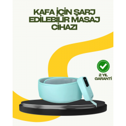 Mey İthalat® Isıtmalı Baş Masaj Aleti Rahatlatıcı ve Stres Giderici Tasarım